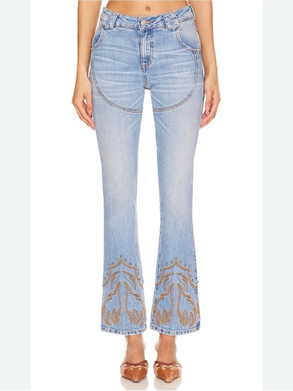ISO understated leather x free people 27-28